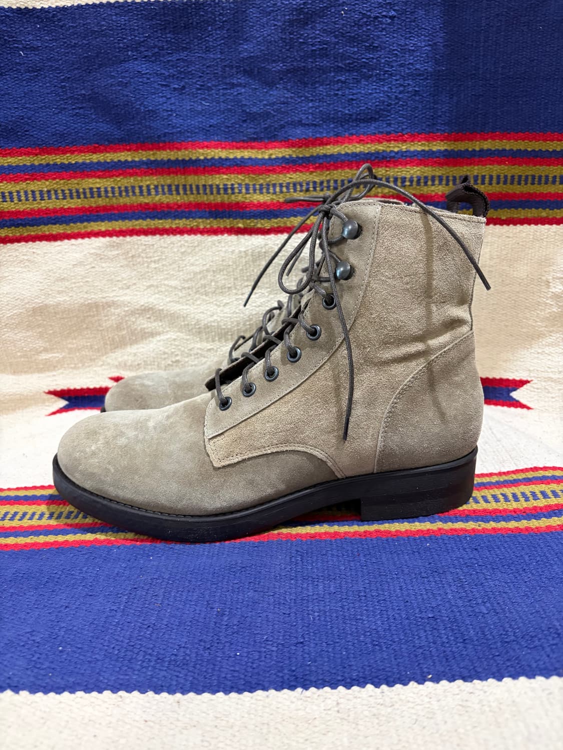 이태리 보모스 스웨이드 레이스업 부츠 상품이미지2