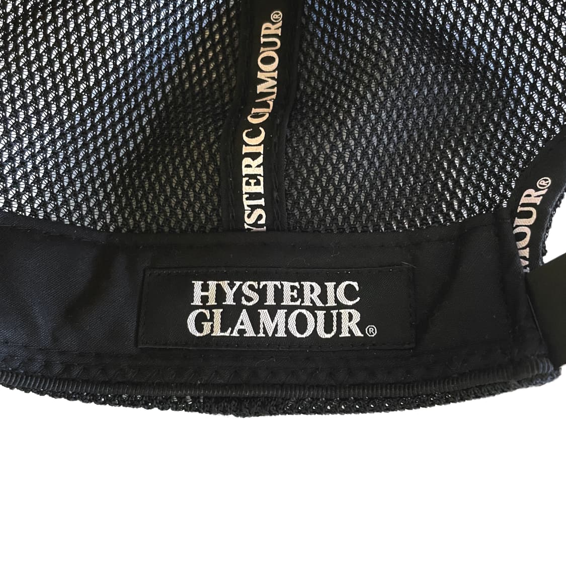 히스테릭글래머 드라이브인 메쉬캡 블랙/화이트 상품이미지4