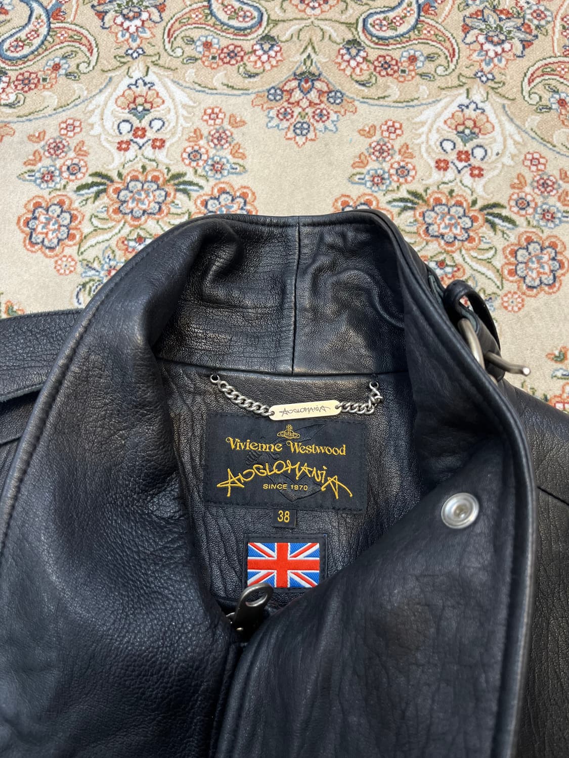 비비안웨스트우드  앵글로매니아 CHAOS 카오스 하이넥 램스킨 자켓 상품이미지4
