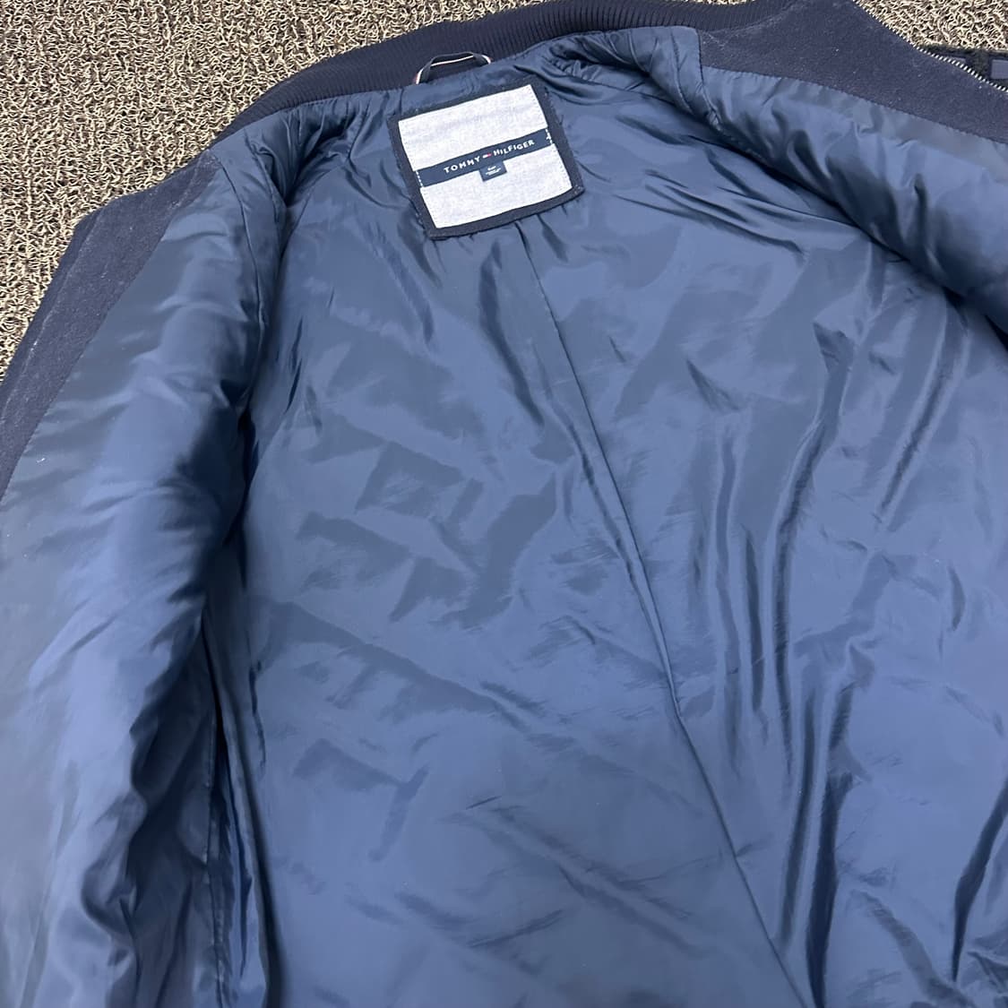 타미힐피거 퀄팅 봄버 점퍼 자켓 네이비 상품이미지8