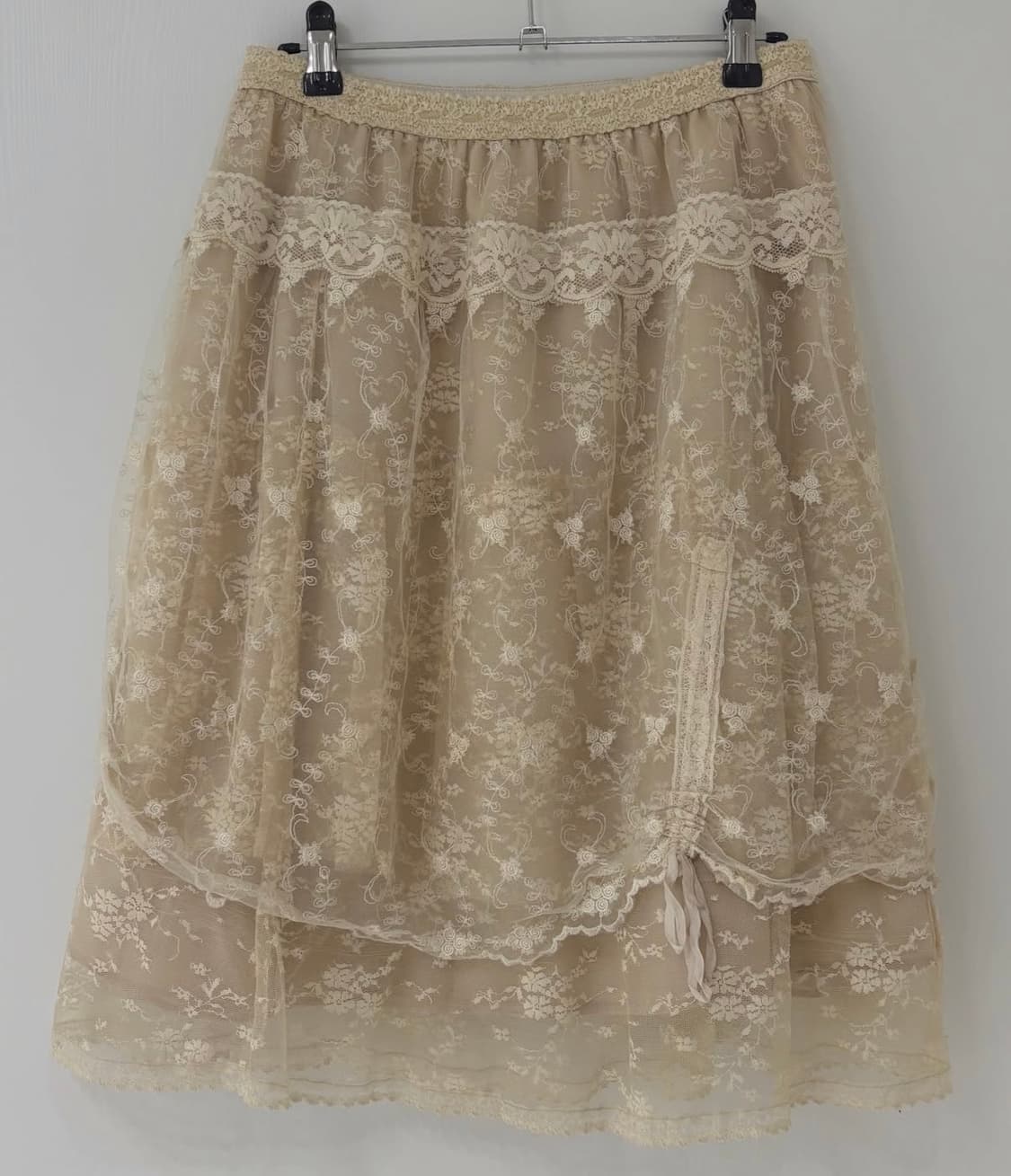 레이스 미디 스커트 상품이미지4