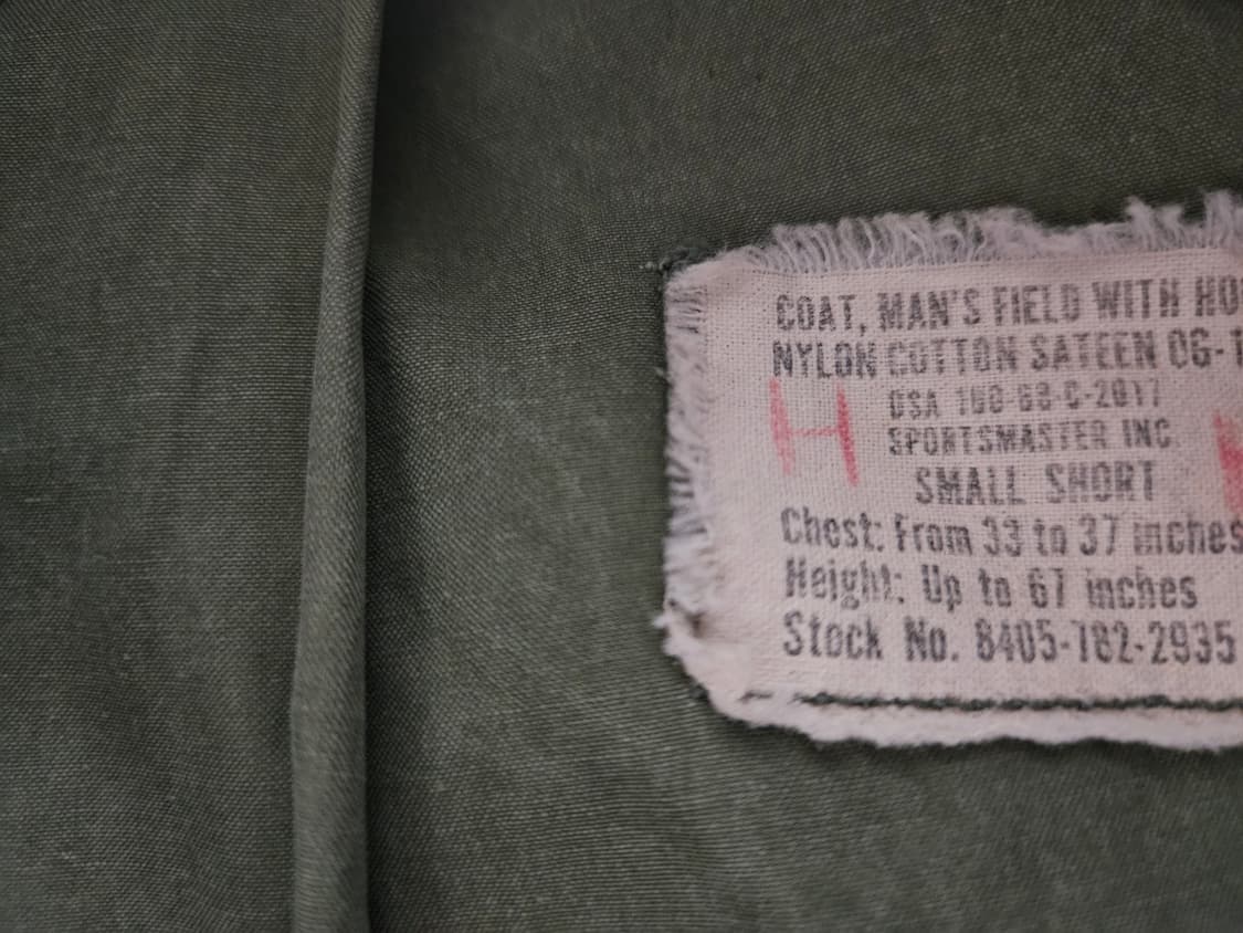 60s 0g m65 미군 2세대 필드자켓 s/s 민트급 상품이미지10