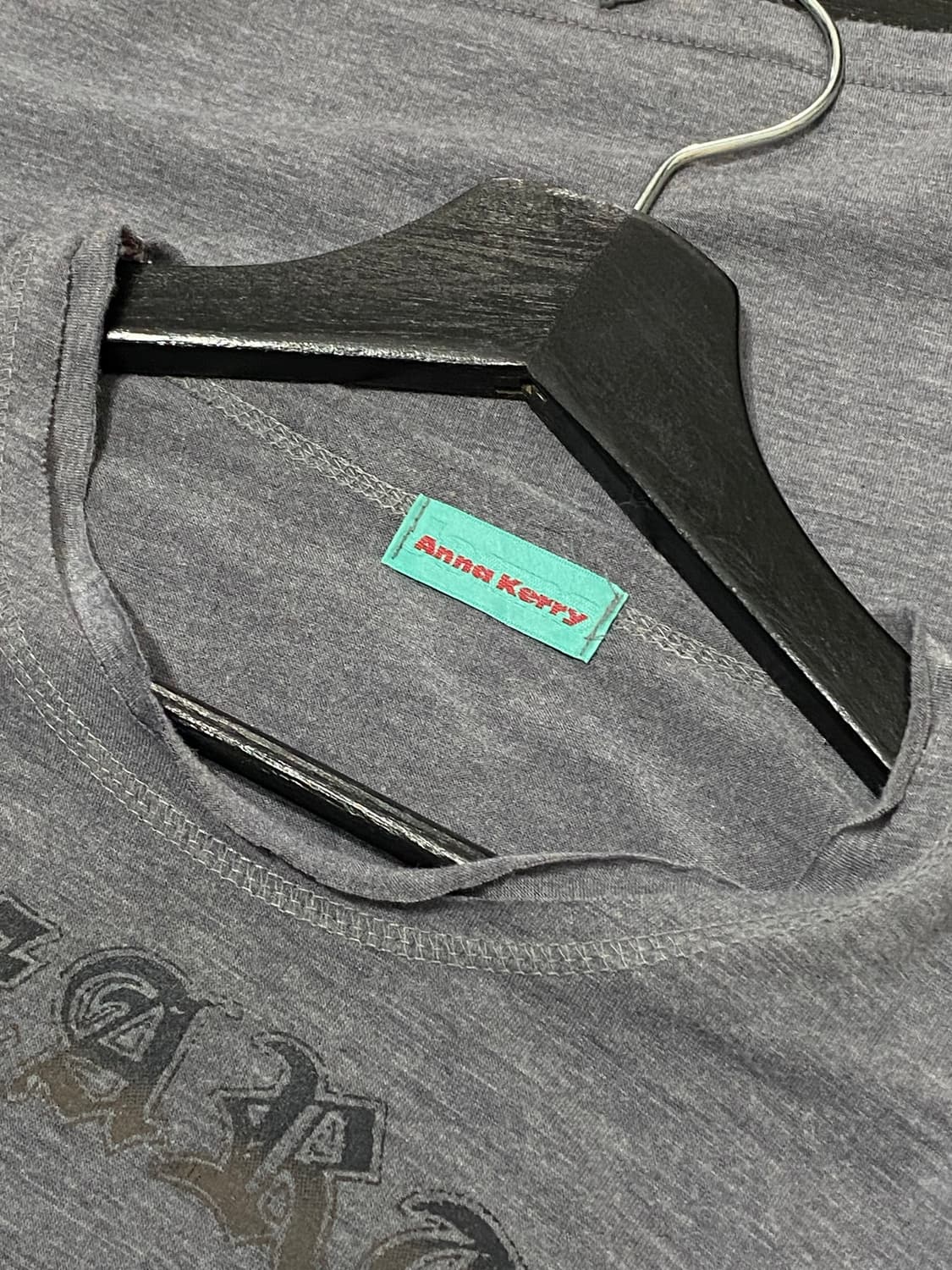 Anna kerry 벨벳라인 디테일 슬림핏 7부슬리브 상품이미지6