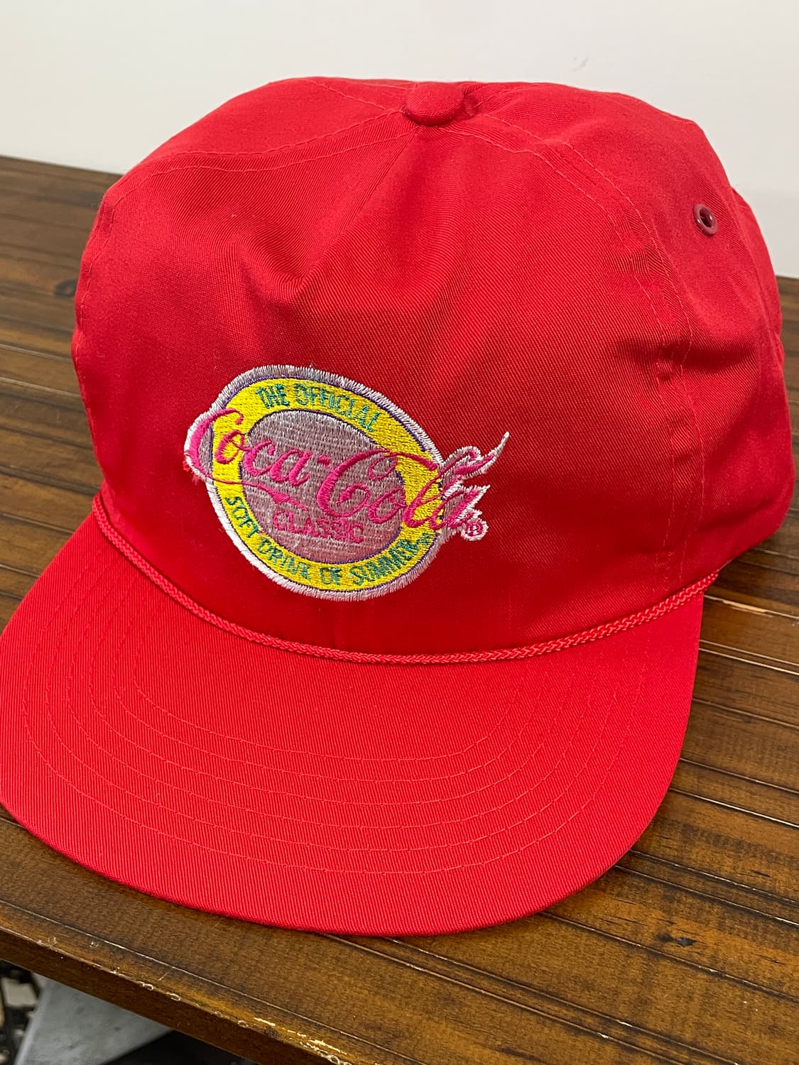 90s CocaCola Rope Vintage Cap 상품이미지3