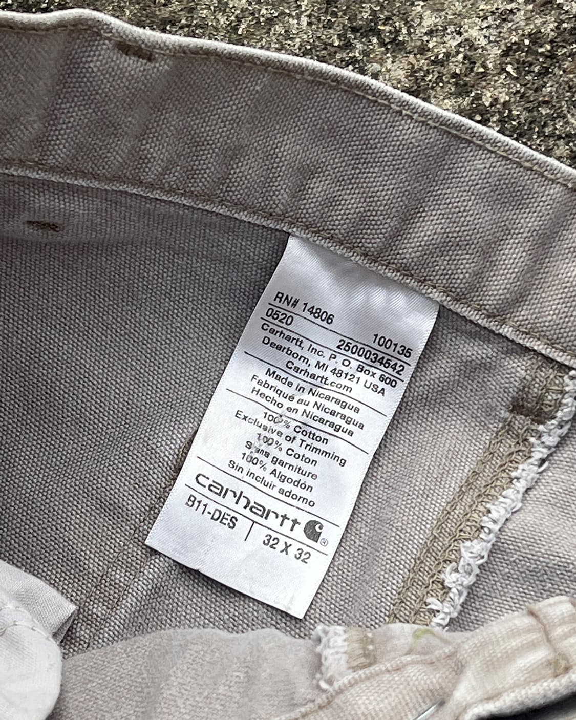 Painted Carhartt B11 Pants 상품이미지7