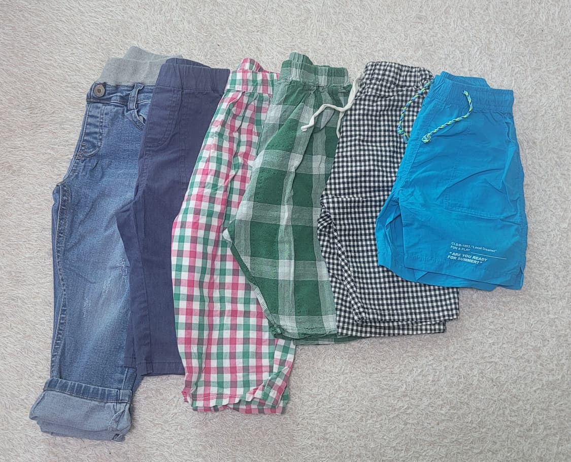 유아동 바지 110 사이즈 6장 일괄 상품이미지2