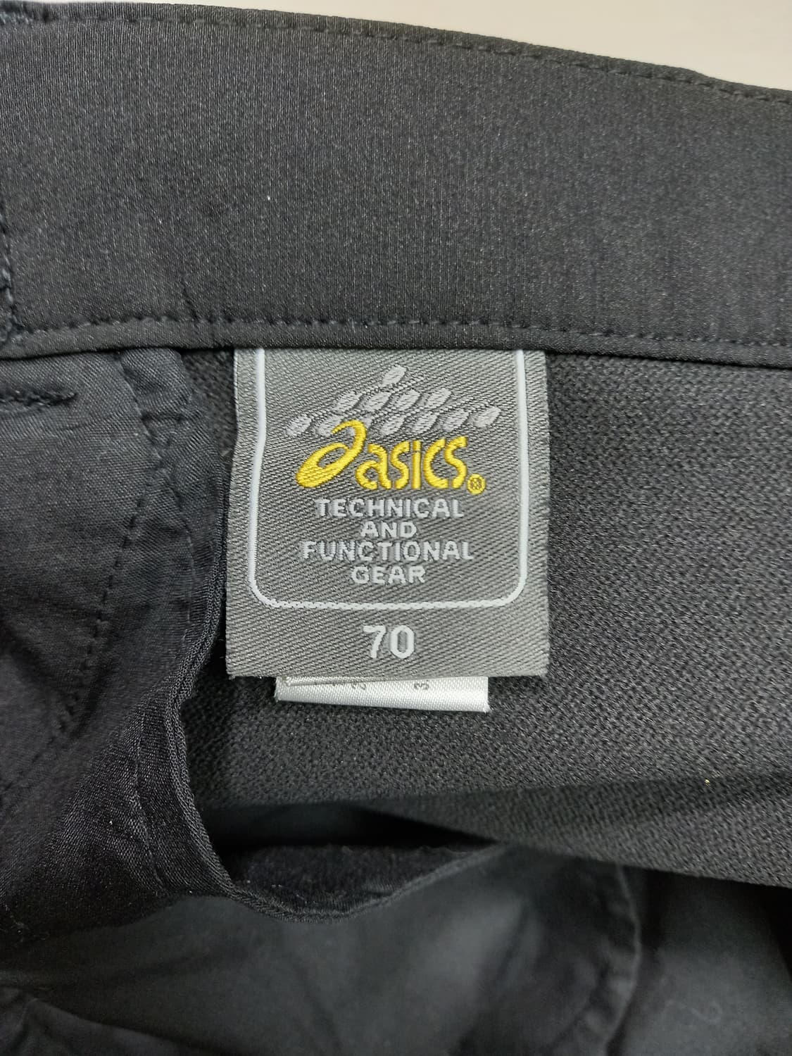 27 asics Kor 봄여름용 스판 아웃도어팬츠 블랙 27-625 상품이미지8