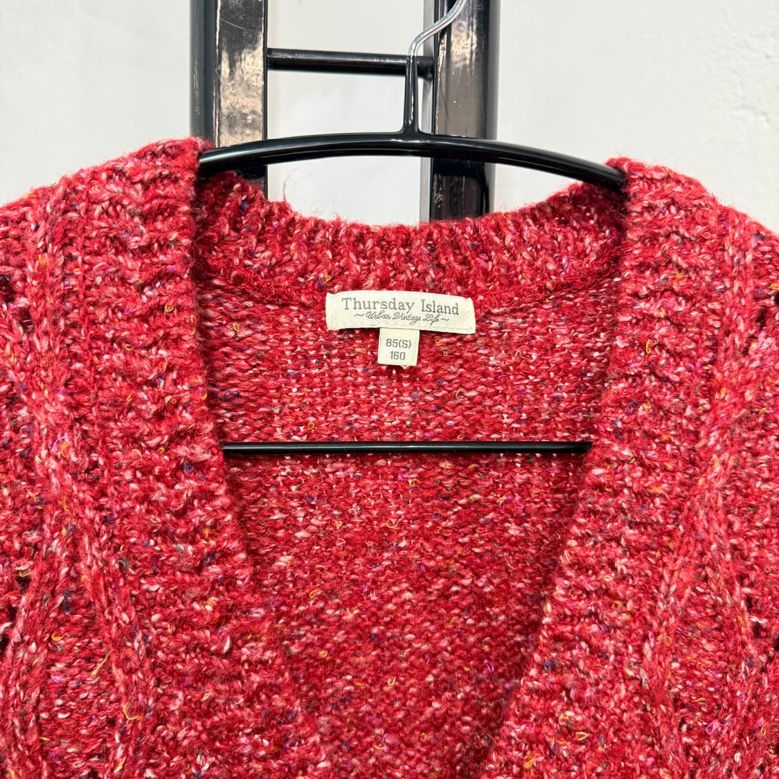 (S)써쓰데이아일랜드 레드보카시 긴팔니트가디건 4169 상품이미지2