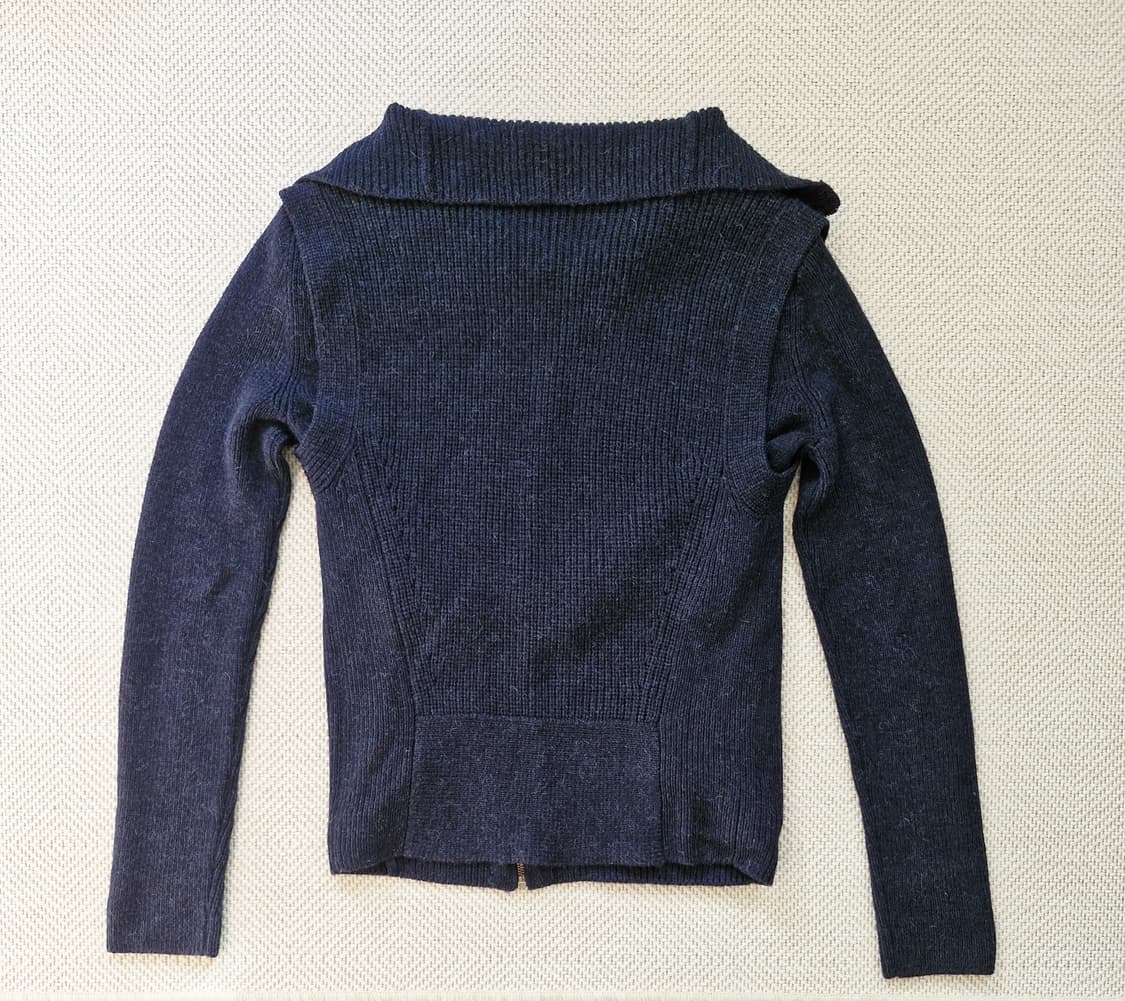 시스템옴므 알파카 니트 집업 105 상품이미지2