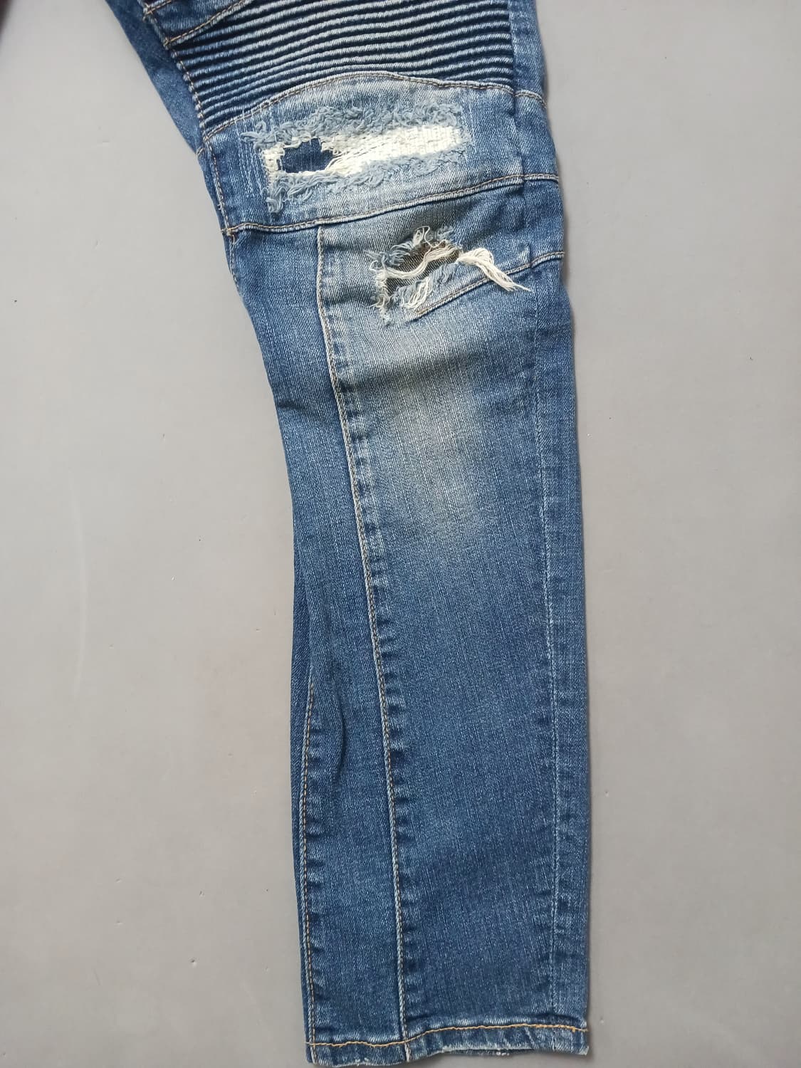 [30] 발망 데미지 디스덧댐 바이커진 청바지 상품이미지5