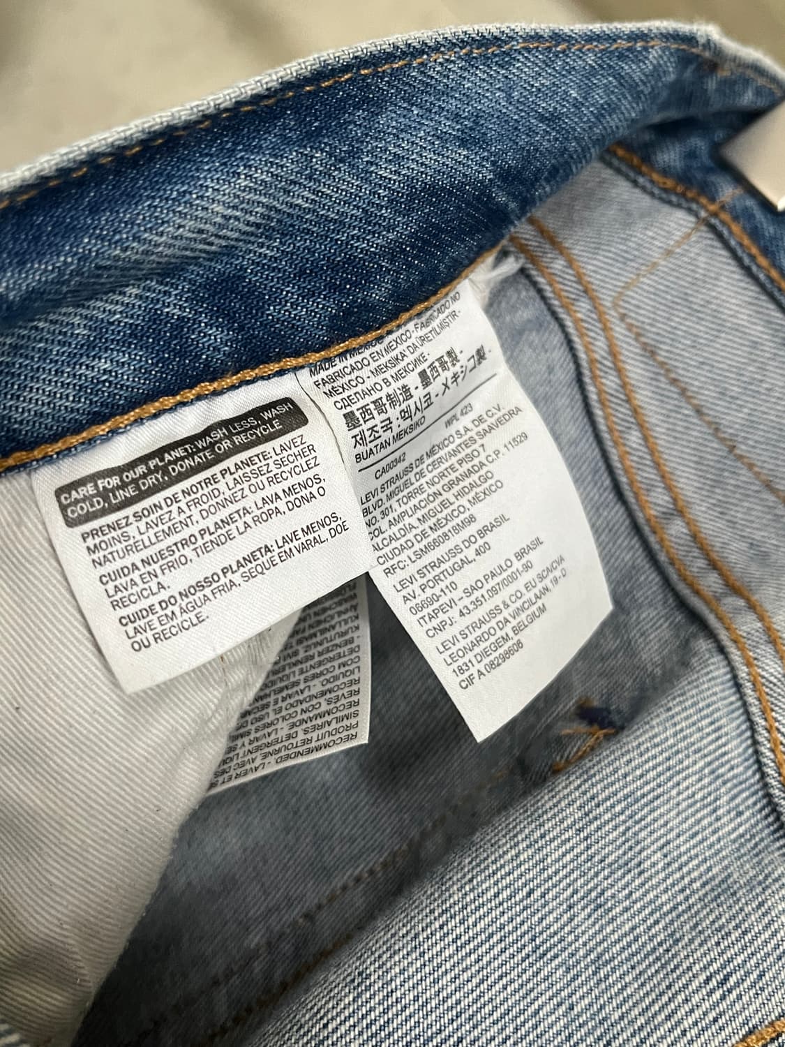 DENIM TEARS X STUSSY LEVIS 501  상품이미지8