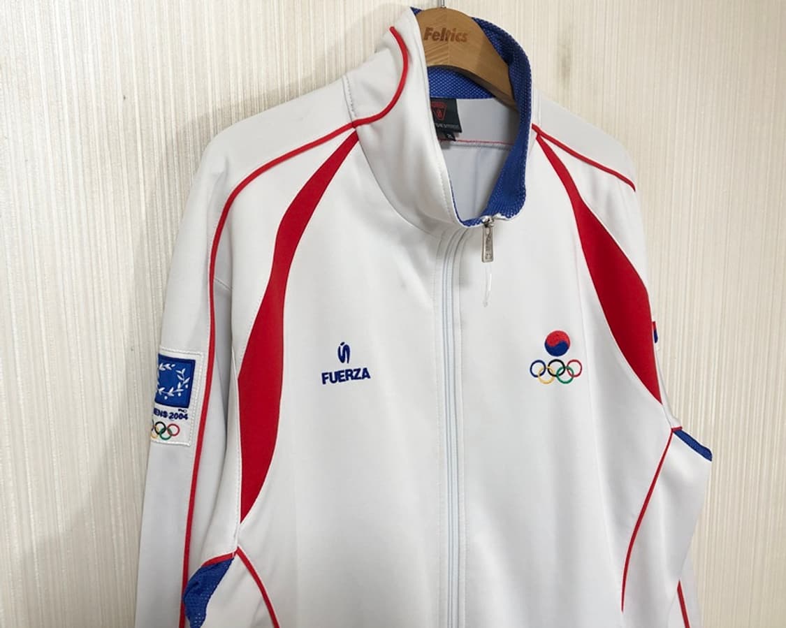 훼르자국대 국대KOREA 2004 아테네올림픽 국대 트레이닝자켓 2L 상품이미지6