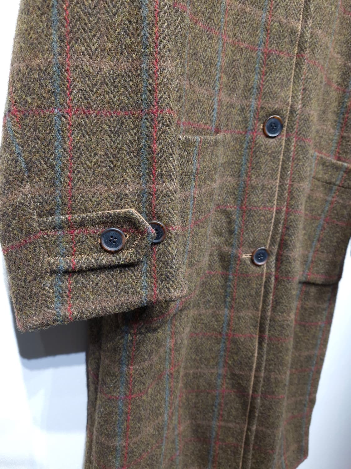 [S]썰스데이아일랜드 체크 맥코트 상품이미지7