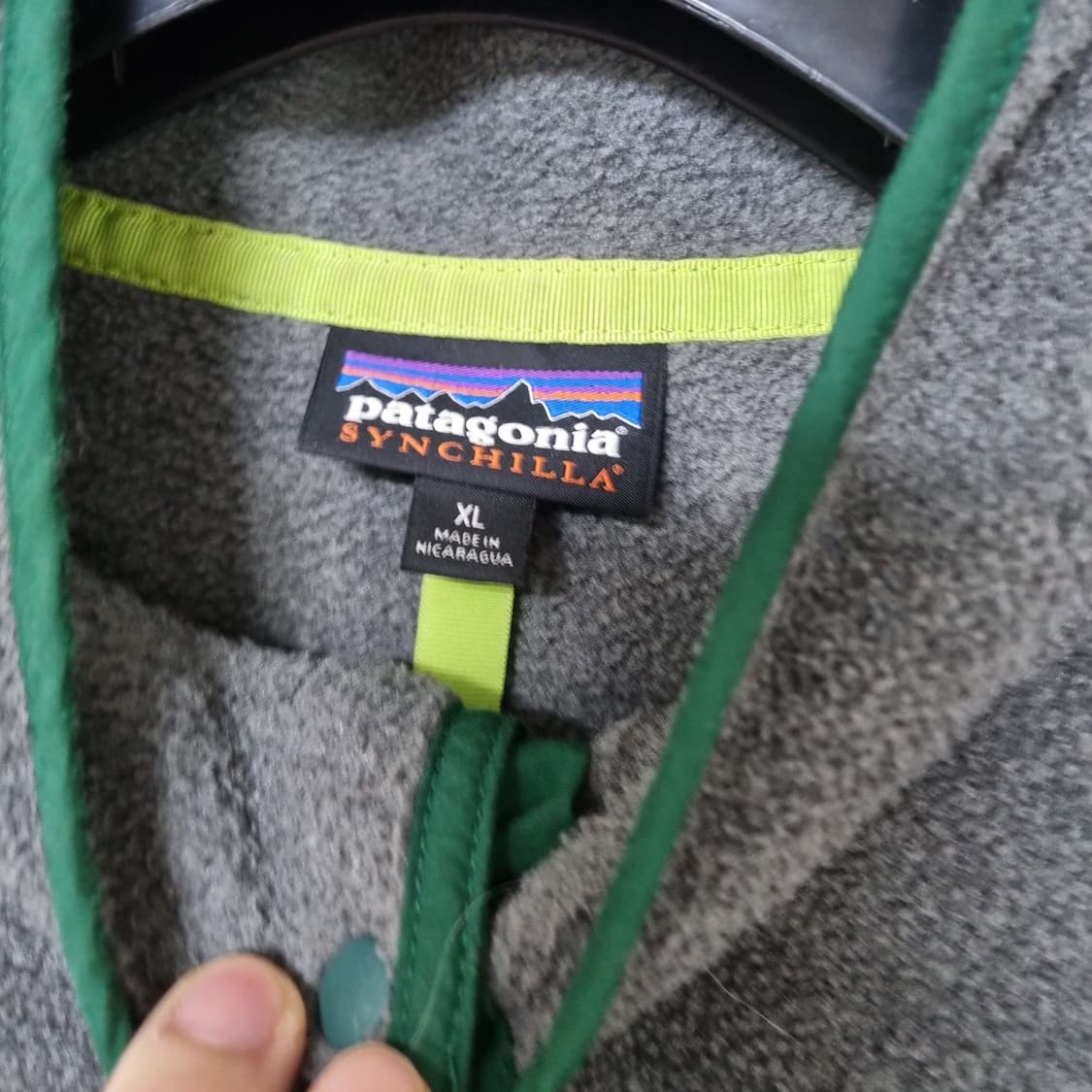 파타고니아 신칠라 니켈 그린 xl 상품이미지4