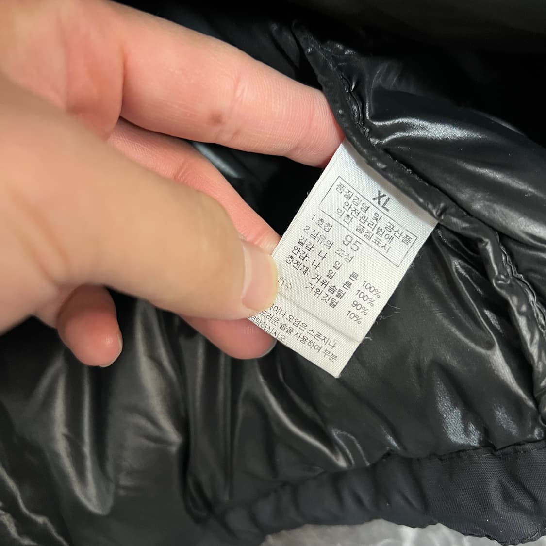 노스페이스 로고 700 유광 후드 점퍼 자켓 블랙 상품이미지5