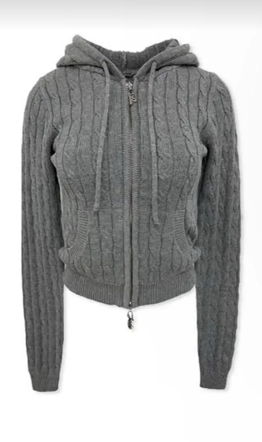 페일제이드 cotton knit hooded zip-up [grey] 상품이미지1