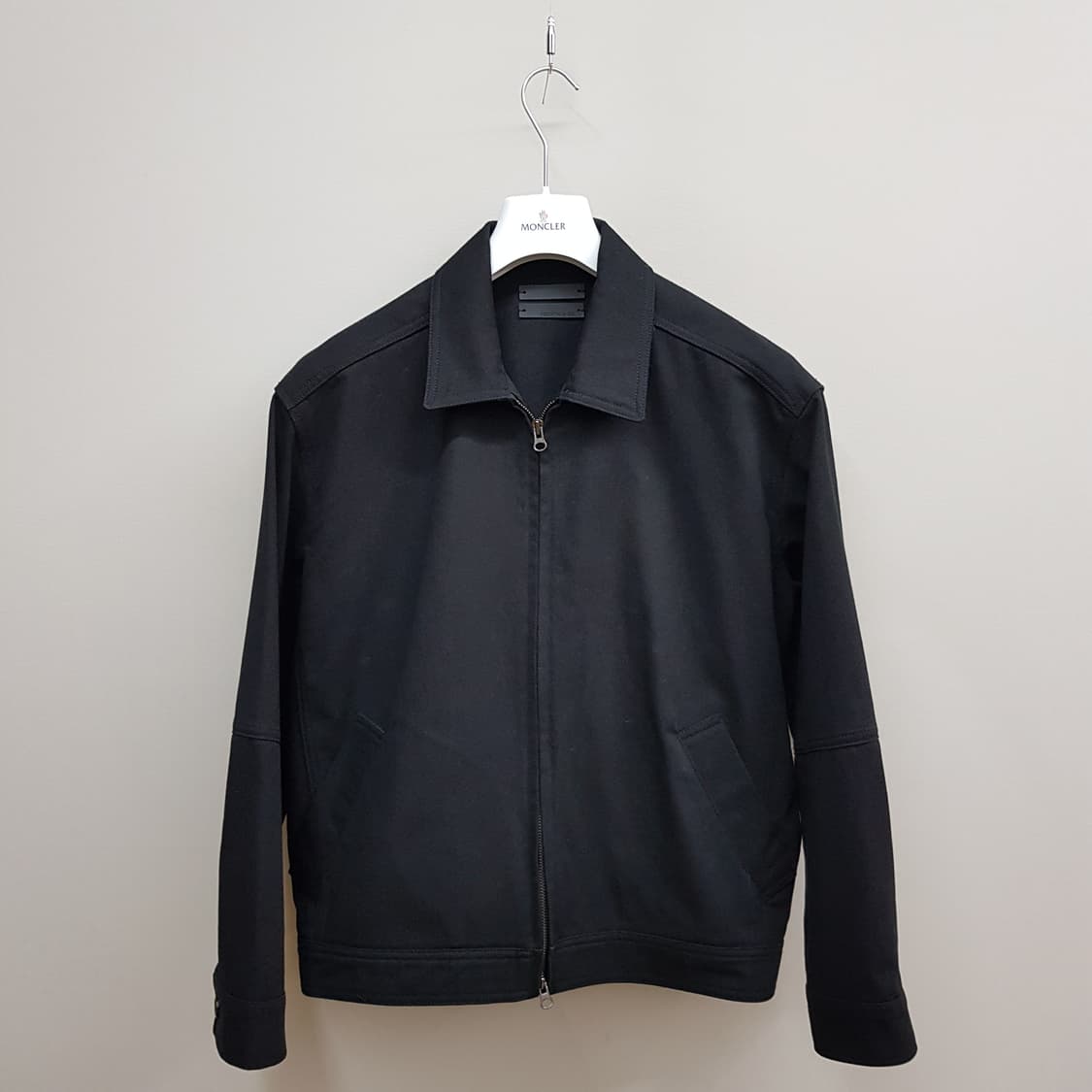 ESSENTIAL by EQL 2023 블랙 코튼 집업 자켓 M사이즈 상품이미지2