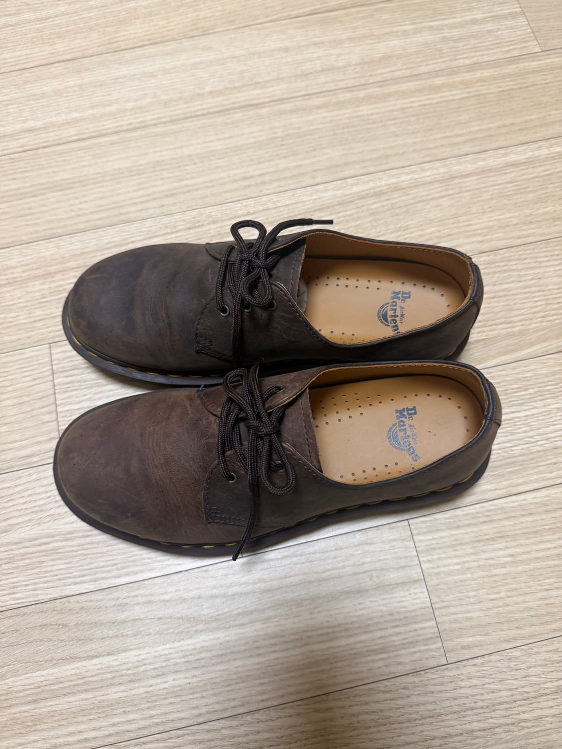 uk6,250) 닥터마틴 1461 크레이지호스 브라운 상품이미지4