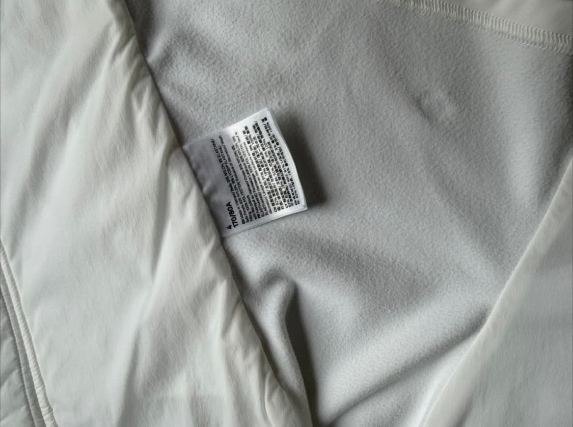 룰루레몬 화이트 후드 집업 자켓 상품이미지3