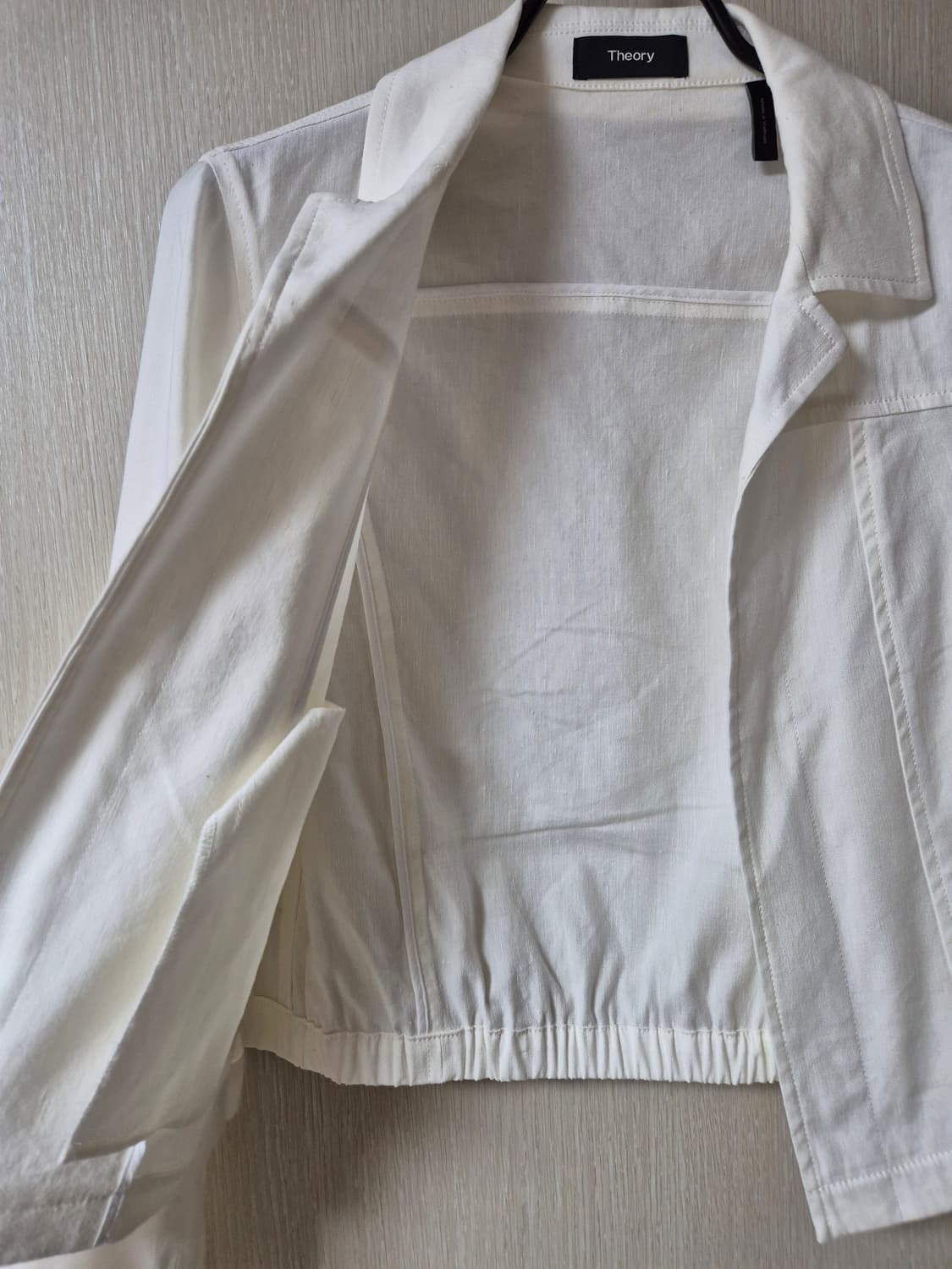 띠어리 theory 린넨 숏 자켓 p 오픈자켓 상품이미지5