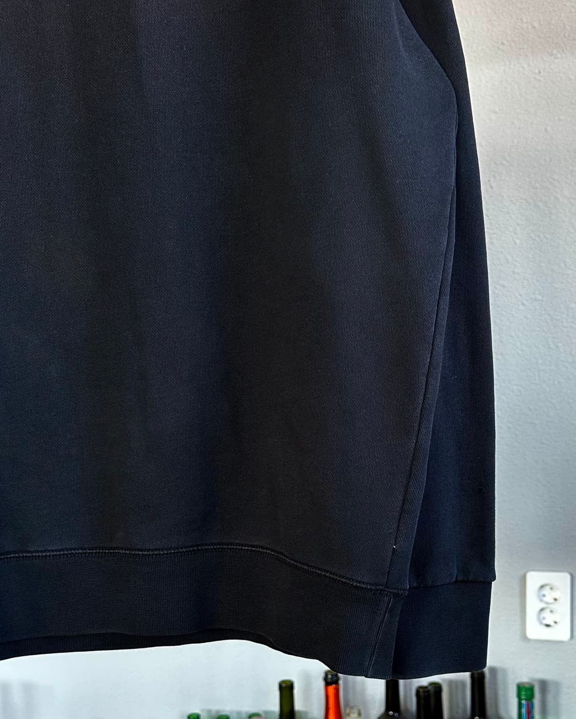 [XL]메종키츠네 폭스헤드 블랙 맨투맨 상품이미지5