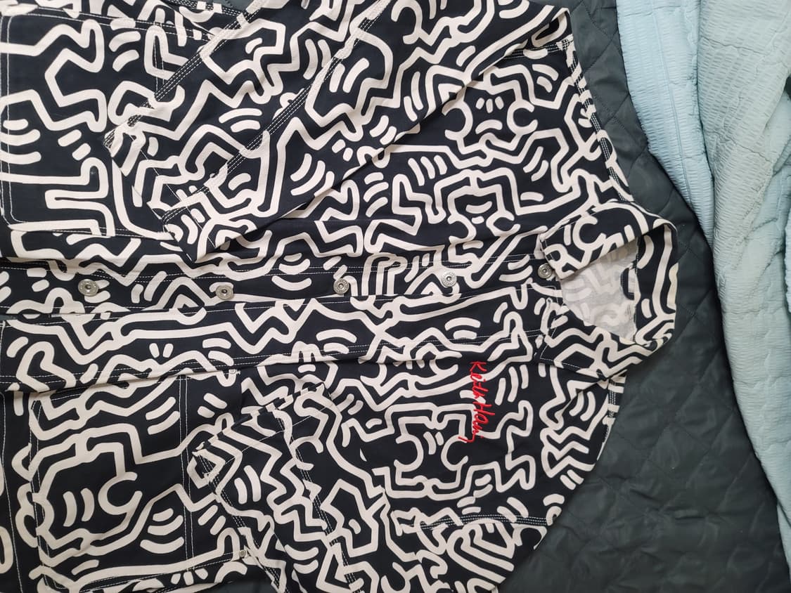 키스헤링 X h&m 오버핏 자켓 XL 110 115 XXL 패턴 hnm 상품이미지4