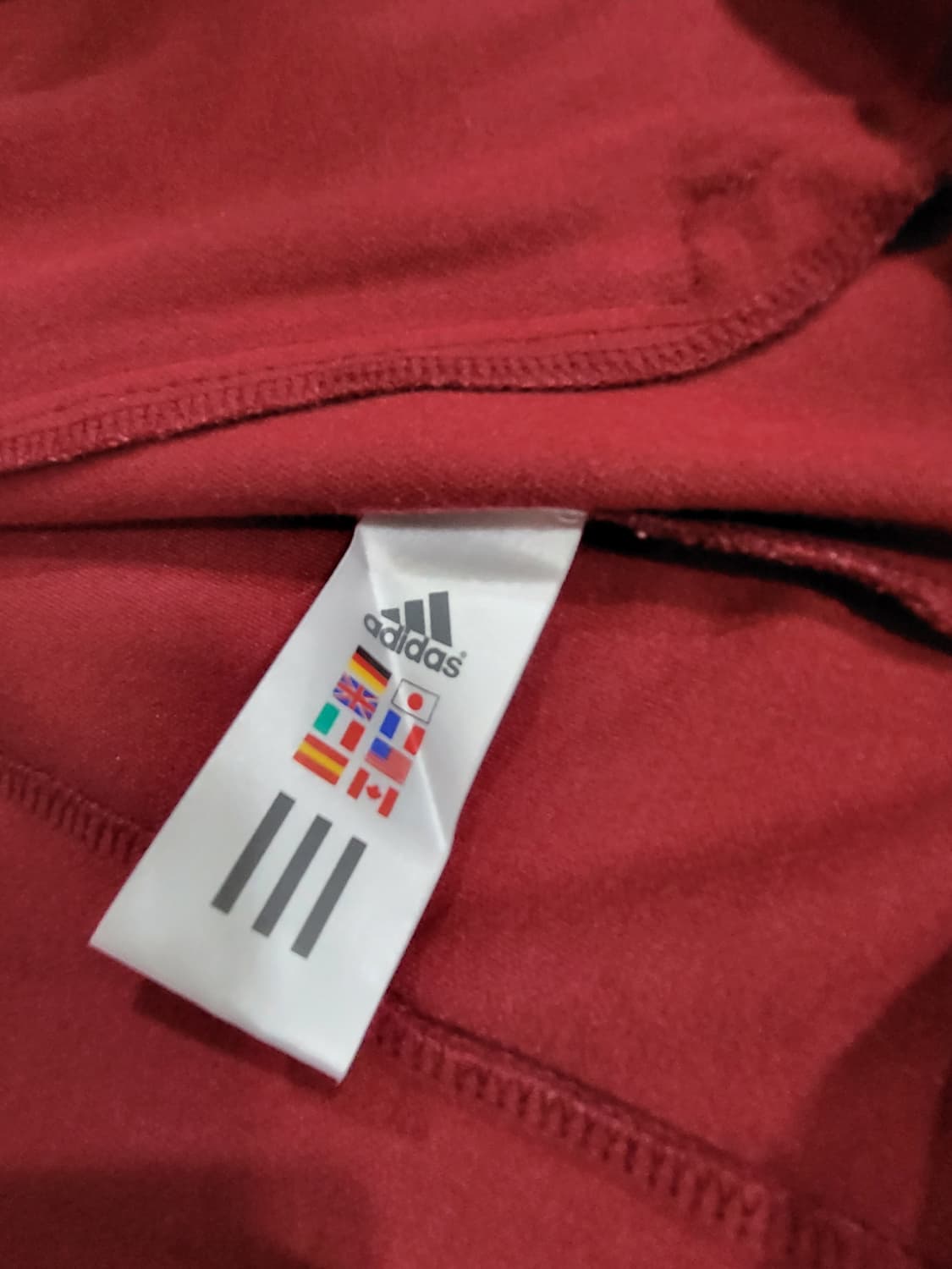 Adidas 버건디 트랙자켓 상품이미지7
