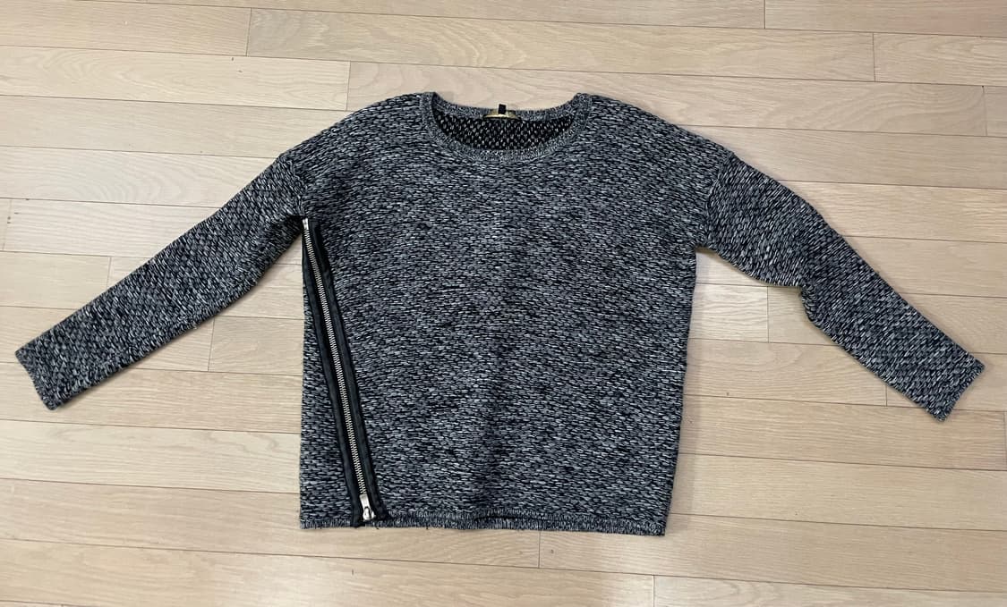 [새상품급] maje 블랙그레이 니트 스웨터 마쥬 상품이미지1