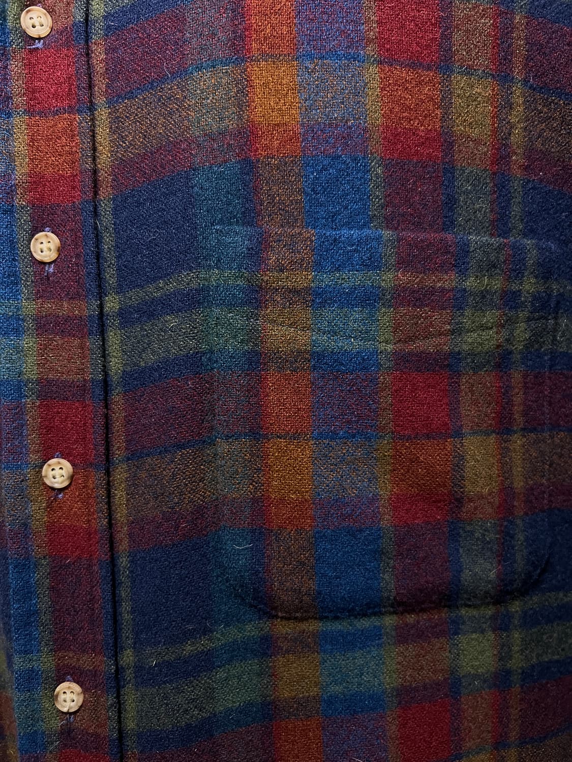 [L]펜들턴 Made in USA 타탄체크 버진 울 셔츠 상품이미지3