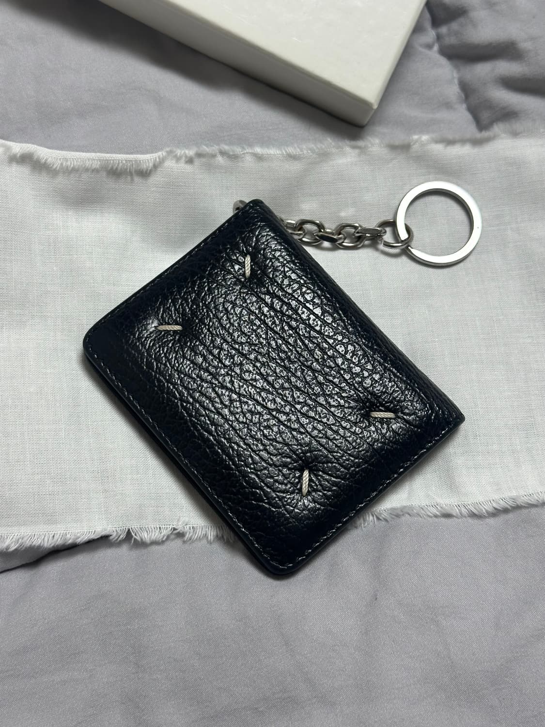 메종 마르지엘라 키링 지갑 블랙 상품이미지1