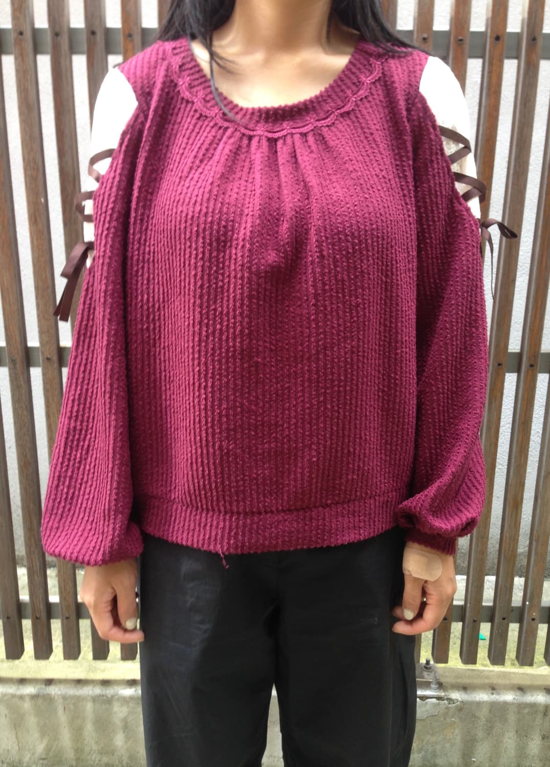 axes femme  Burgundy T 상품이미지2