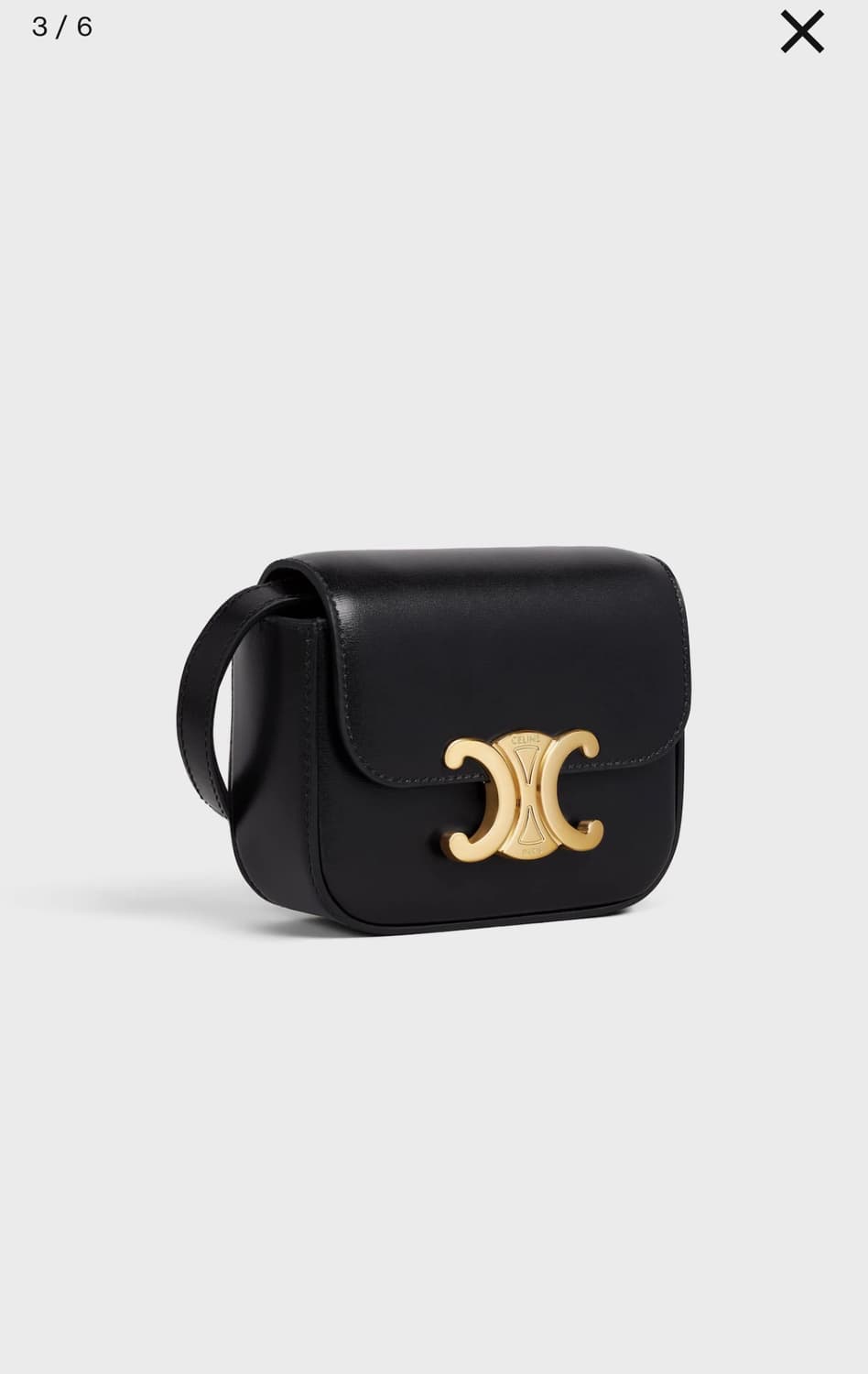 셀린느 미니 클로드 트리옹프 백 블랙 상품이미지1