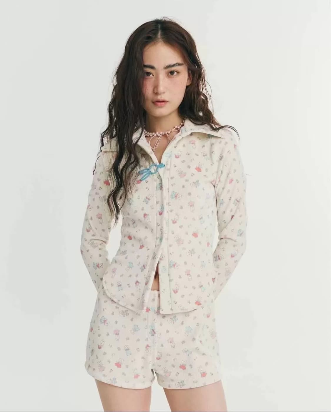 민지에나 베이비캣 코듀로이 셔츠 상품이미지2