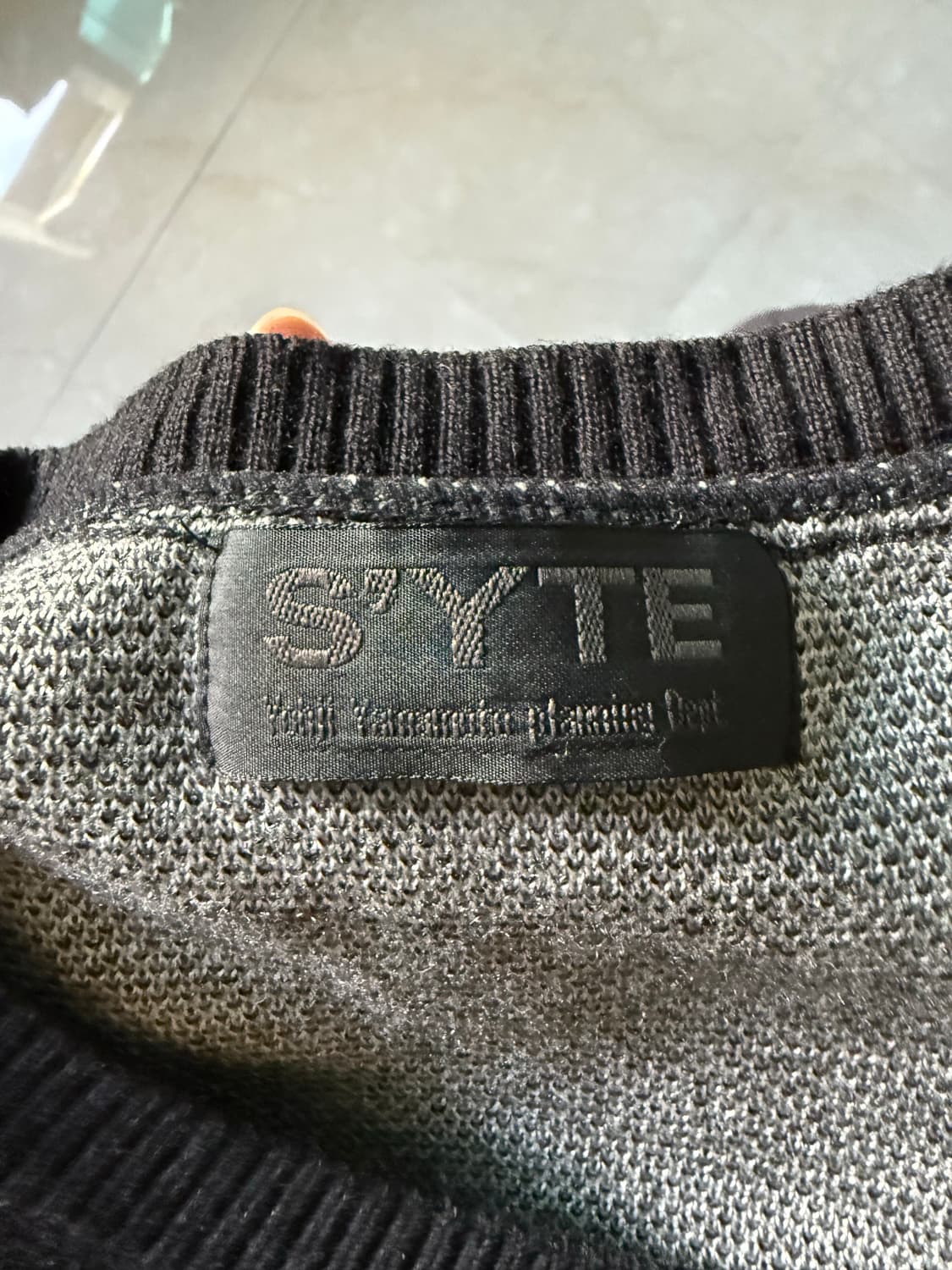 YOHJI YAMAMOTO S'yte skull jacquard knit 상품이미지4