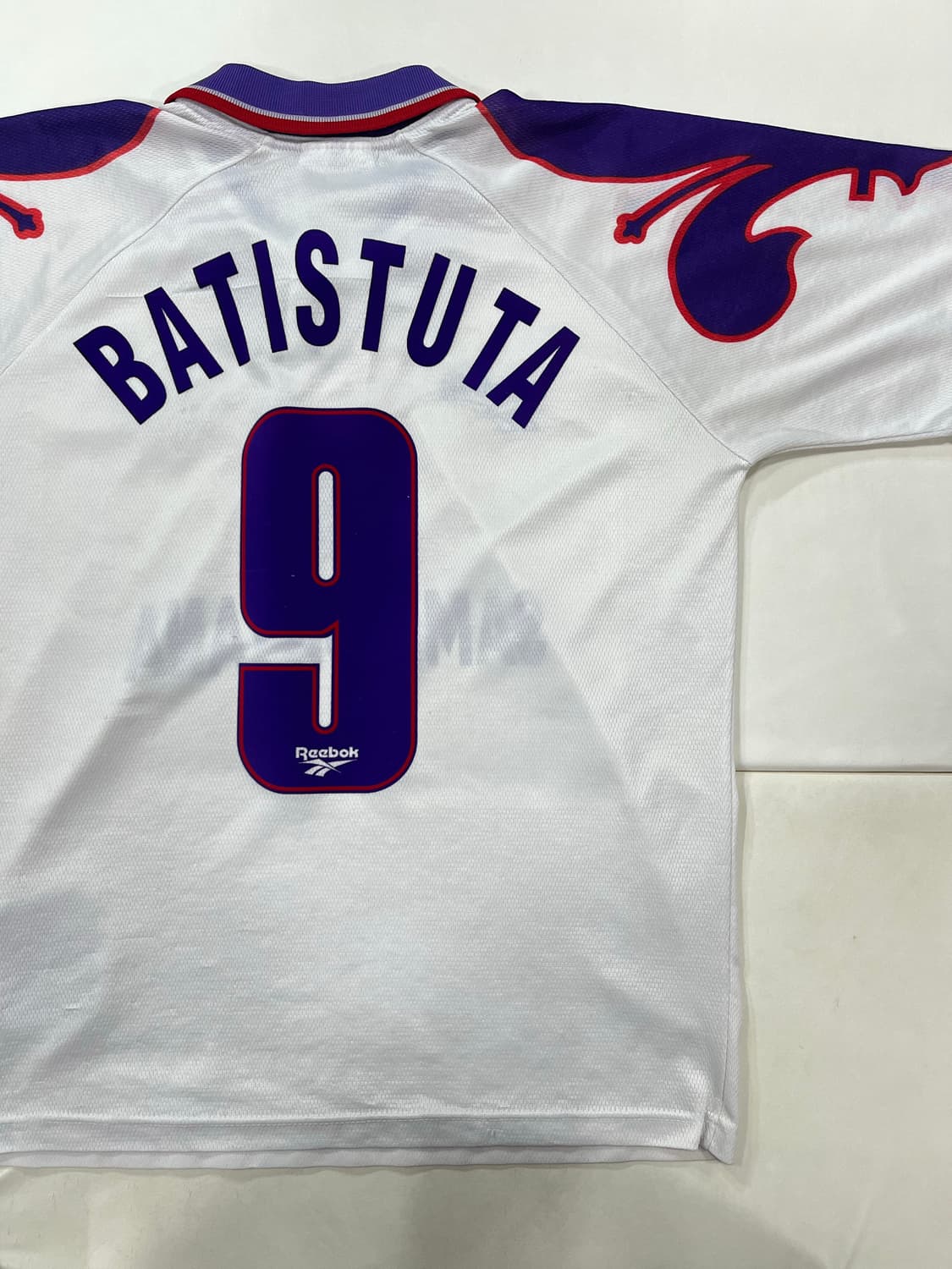 리복 95-96 ACF 피오렌티나 어웨이 가브리엘 바티스투타 상품이미지6