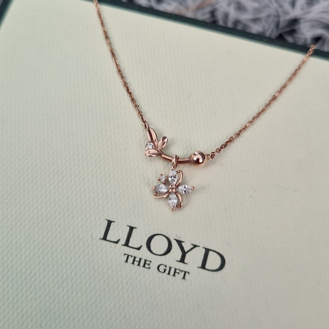 로이드 플라워 14k 목걸이 상품이미지2