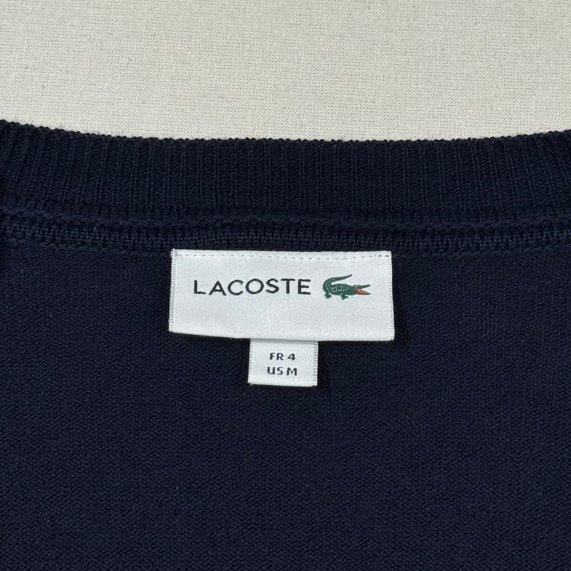 L) 라코스테 울 가디건 네이비 상품이미지6