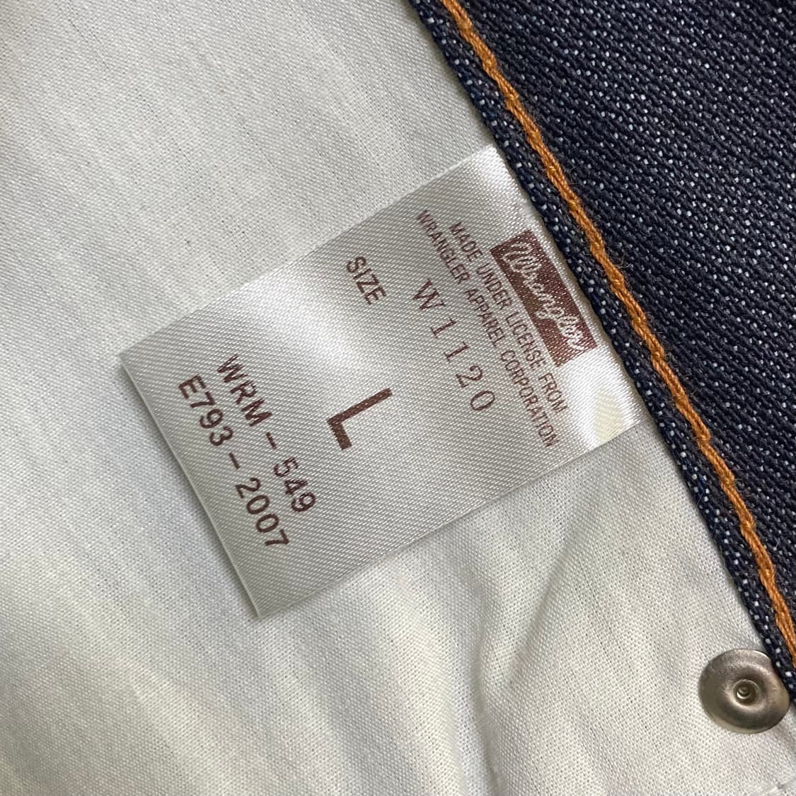 랭글러 W1120 데님팬츠 L 상품이미지5