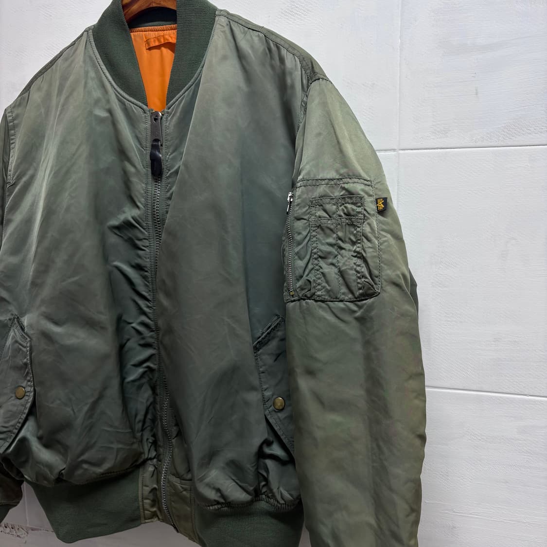 80s Alpha Industries 알파인더스트리 ma-1 봄버 자켓  상품이미지2
