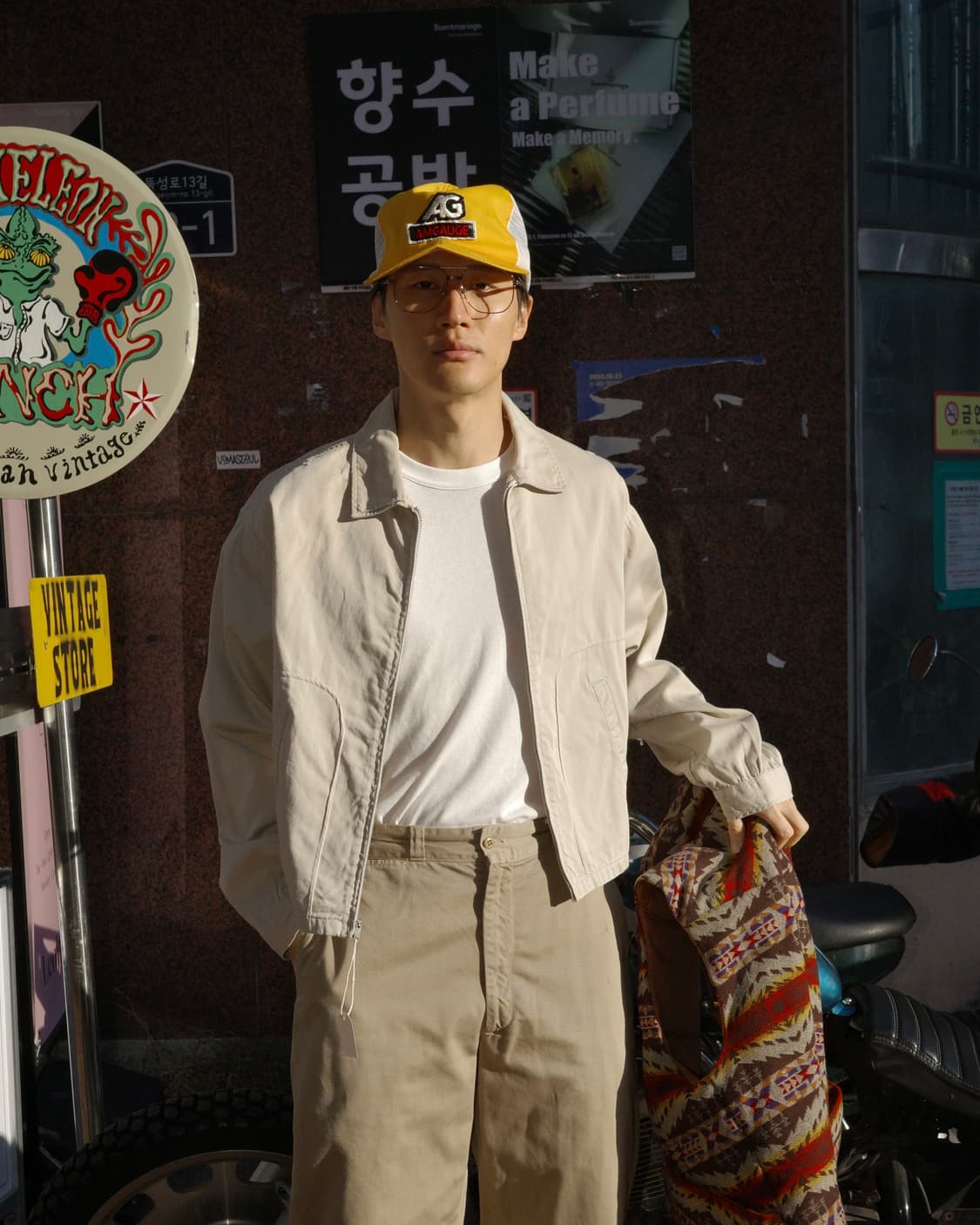 50-60s Peter 디스트레스드 드리즐러 자켓 상품이미지9