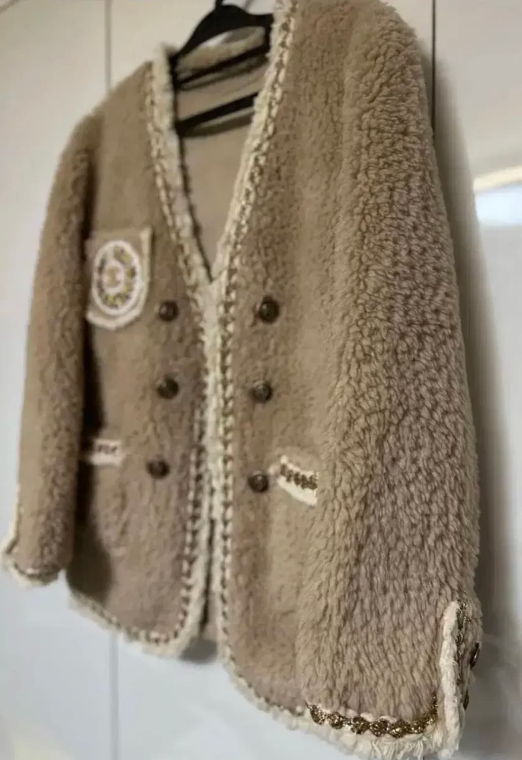 수입웰메이드 테디 베어 무스탕뽀글이자켓 상품이미지6