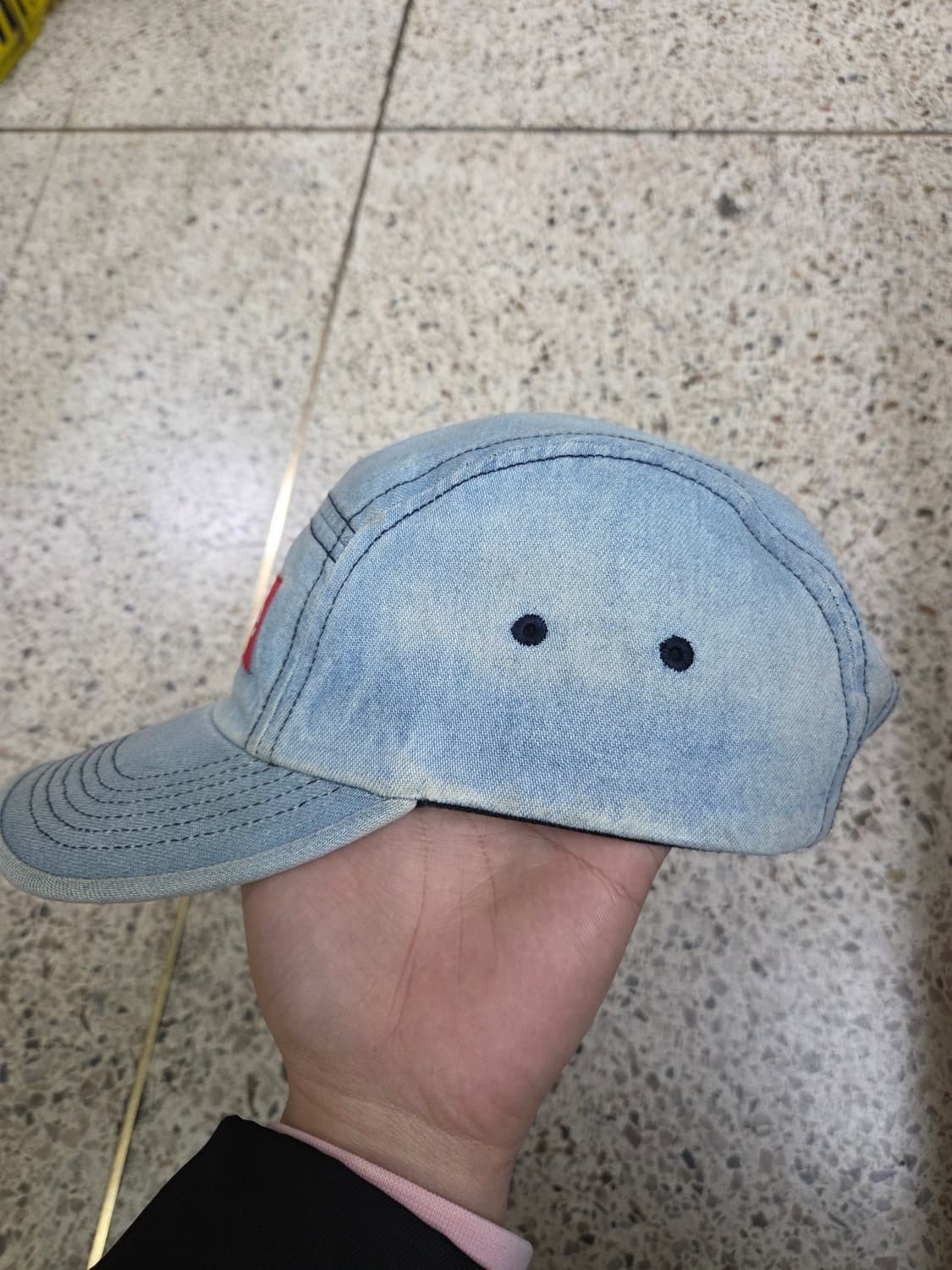 슈프림 데님 캠프캡 모자 상품이미지2