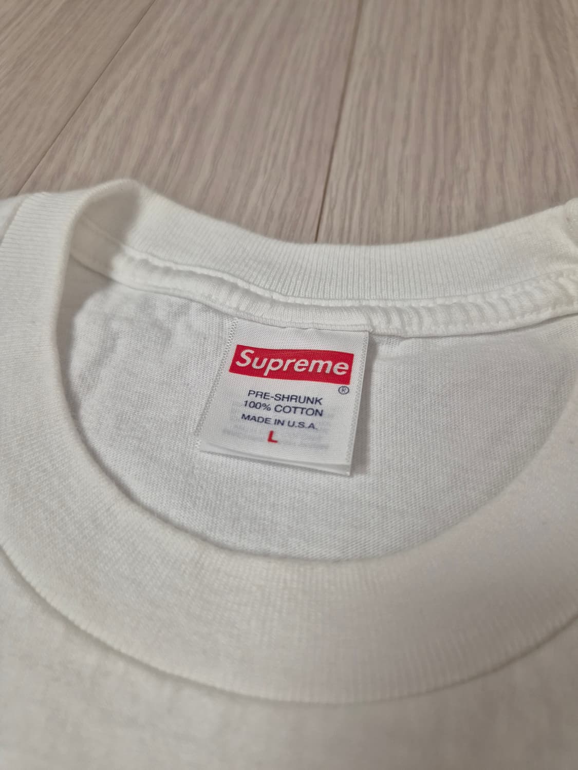 23ss 슈프림 아라빅 로고 티셔츠 (L) 상품이미지3