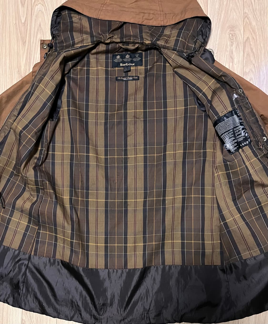 바버 Barbour 여성 왁스 자켓 UK10 브라운 상품이미지3