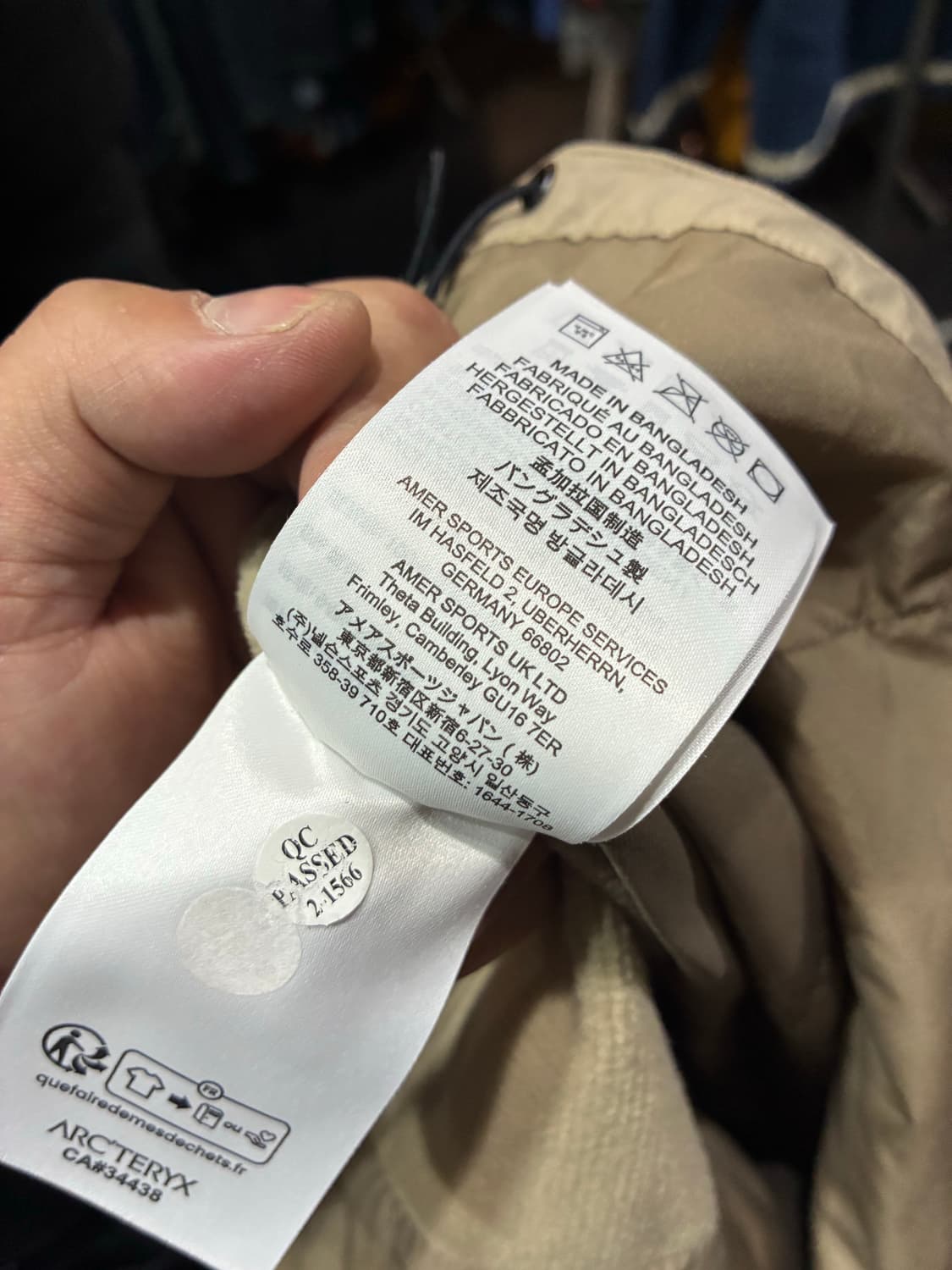 Arcteryx Atom LT 아크테릭스 아톰 LT 캔버스 S 상품이미지7