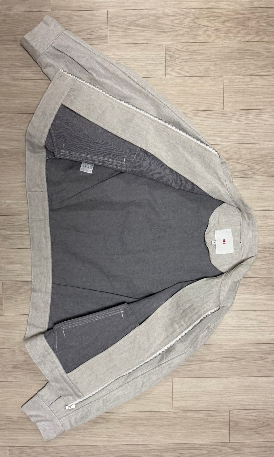 플랙 051j 자켓 라이트 그레이 상품이미지4