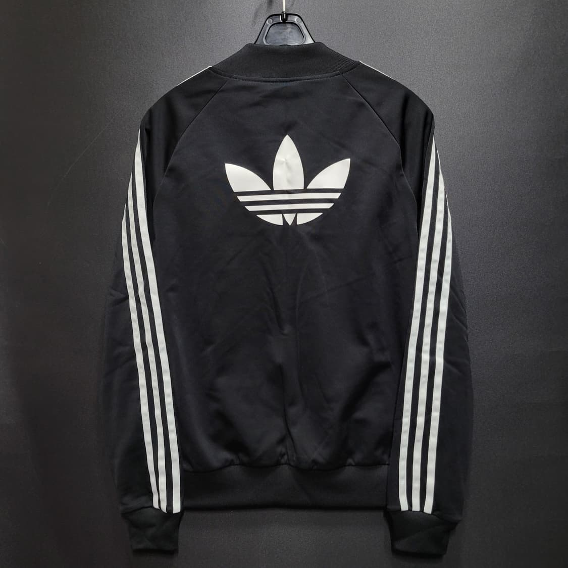아디다스 불꽃 파이어버드 검흰 백로고 트랙탑 져지  상품이미지5