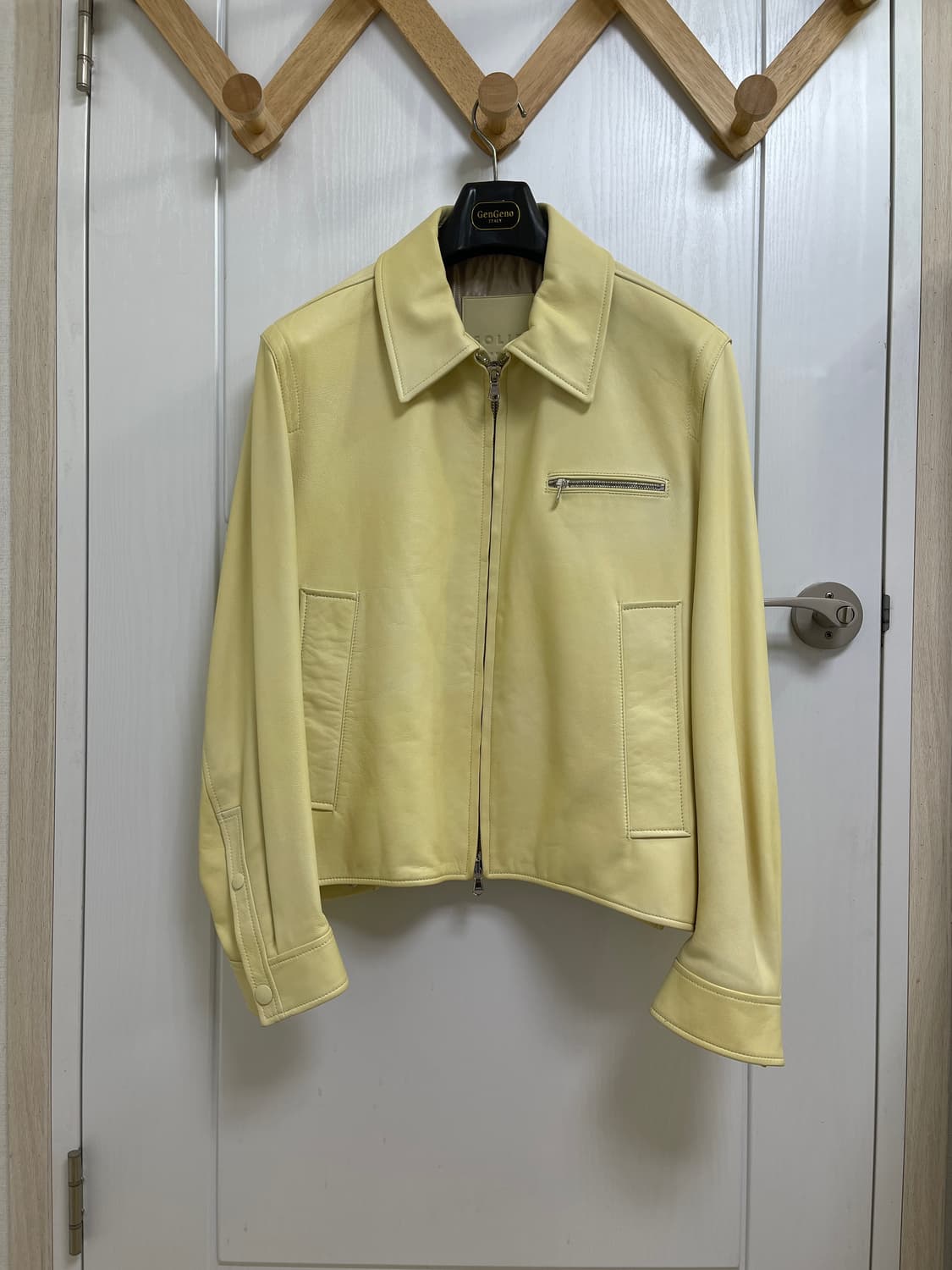 솔리드옴드 가죽 자켓 48사이즈 상품이미지2