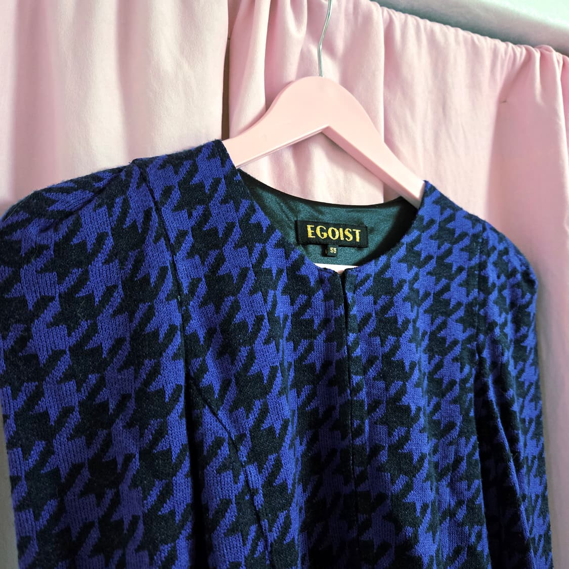 에고이스트 하운드체크 가디건 상품이미지3