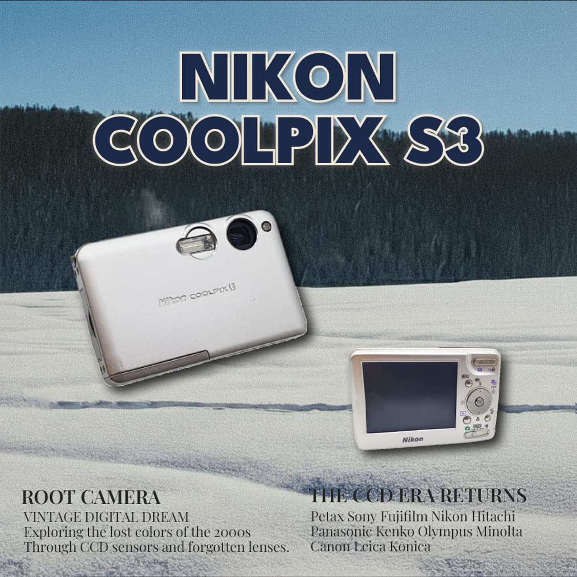 니콘 쿨픽스 S3  글로우실버🧊 변우석 빈티지 디카 디지털카메라 상품이미지1